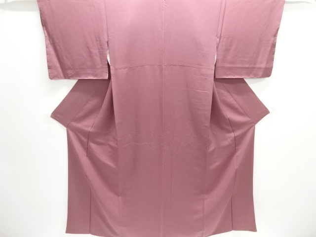 氷割れ模様織り出し色無地着物